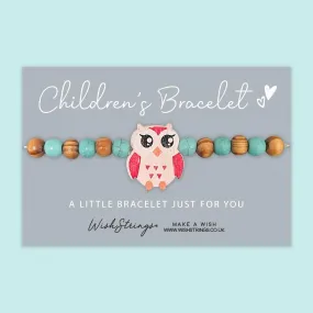 Owl - Children's Beaded Bracelet