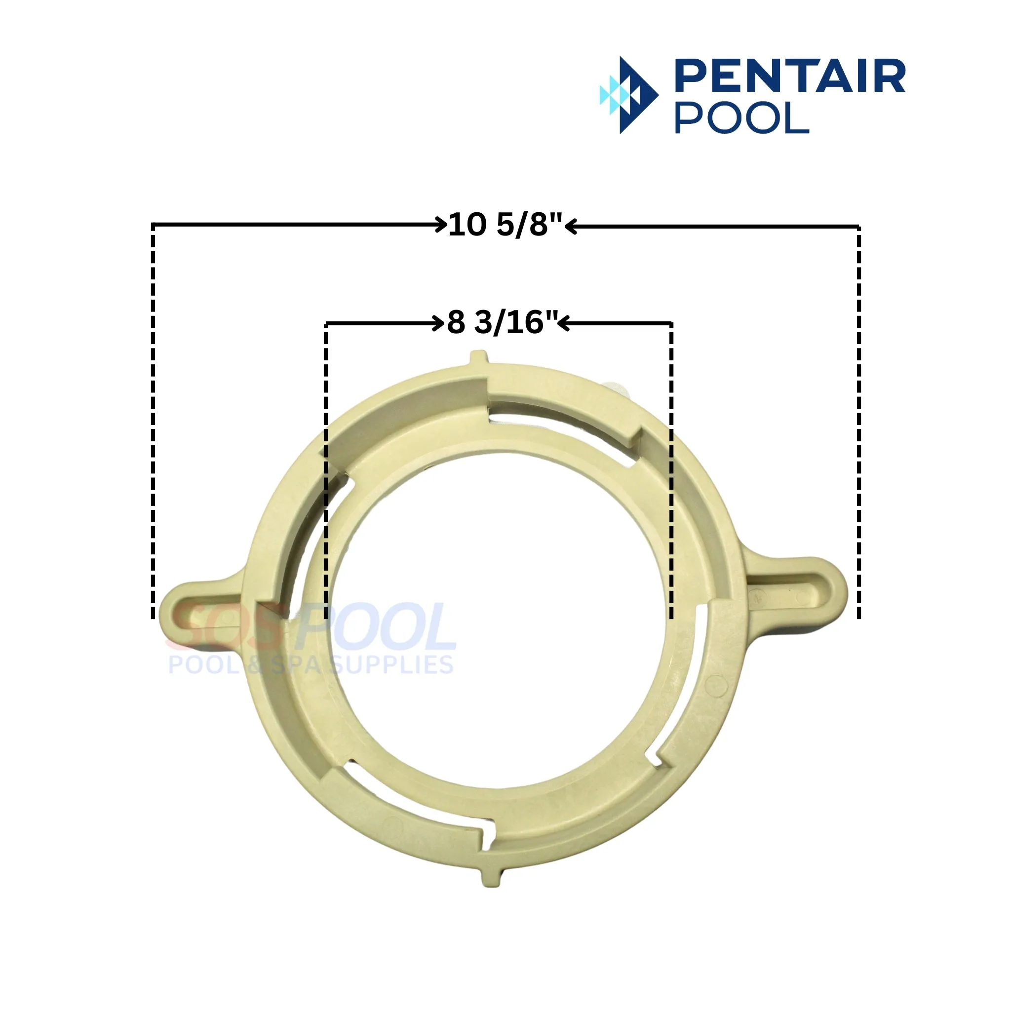 Pentair Lid Clamp Locking Ring For Whisperflo and Intelliflo Pumps | Almond | 357199