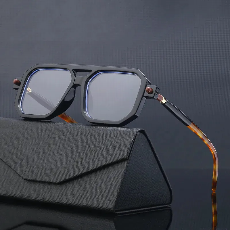 Retro Style Frame Glasses - Blue Light Filter | UV400
