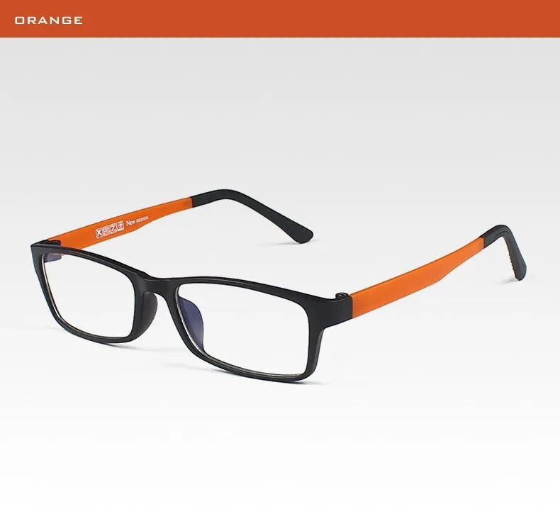Reven Jate Unisex Full Rim Square Tr 90 Titanium Eyeglasses 1302
