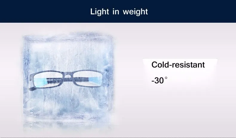 Reven Jate Unisex Full Rim Square Tr 90 Titanium Eyeglasses 1302