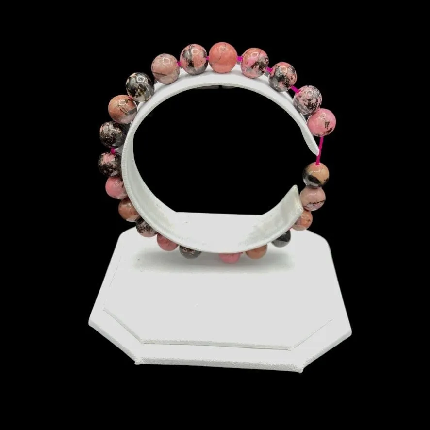 Rhodonite Bead Bracelet
