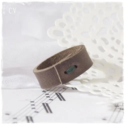 Rustic Brown Leather Band