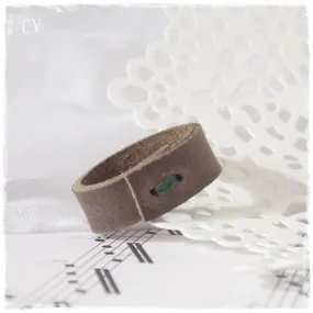 Rustic Brown Leather Band