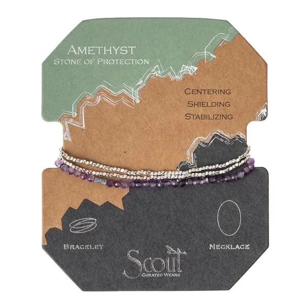 Scout Curated Wears Delicate Stone Wrap- Amethyst