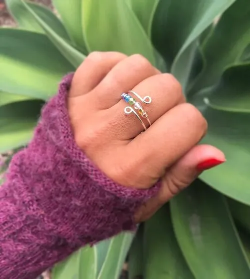 Sensory Fidget Anxiety Ring S925