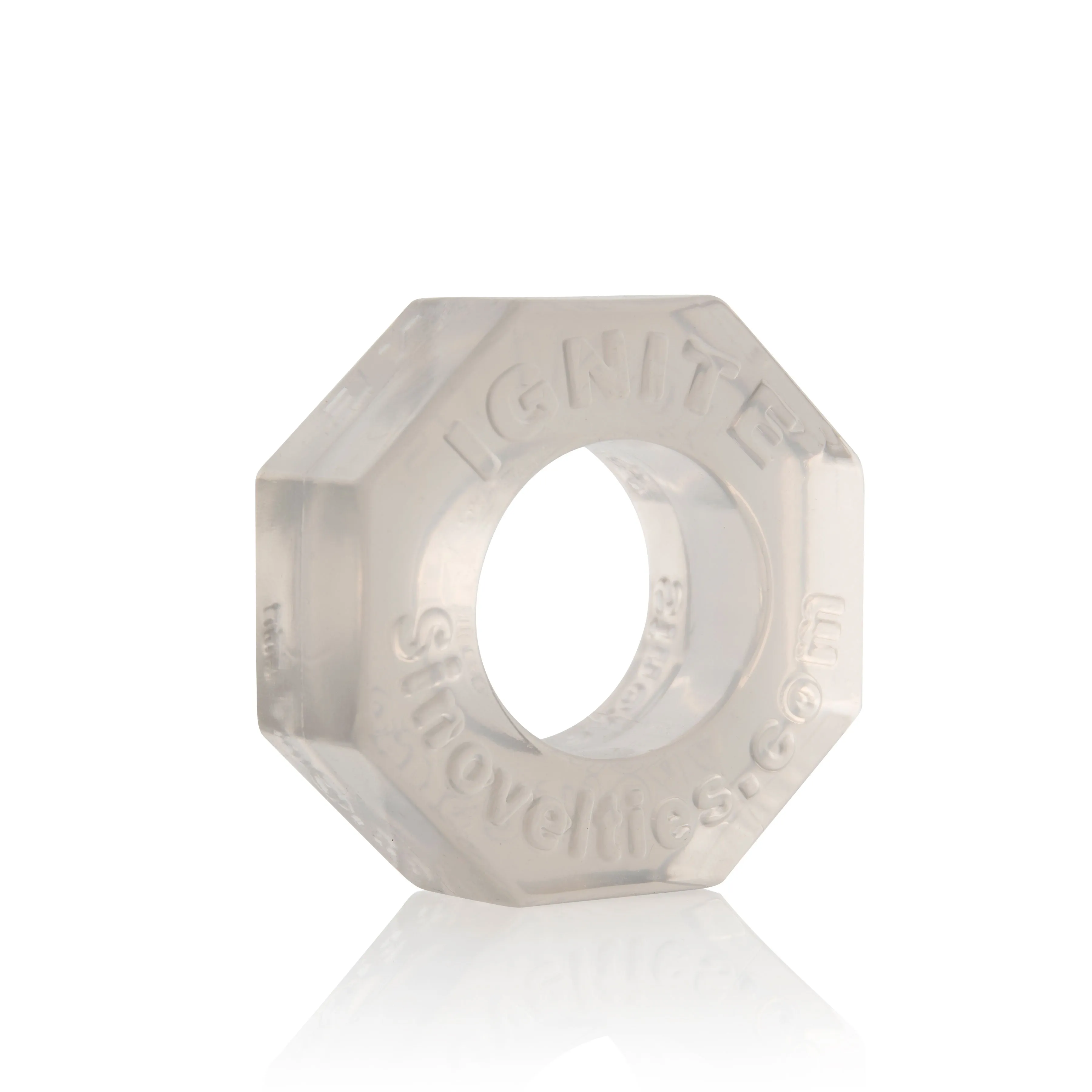 Si-95178 BIG NUTZ RING - SMOKE LARGE