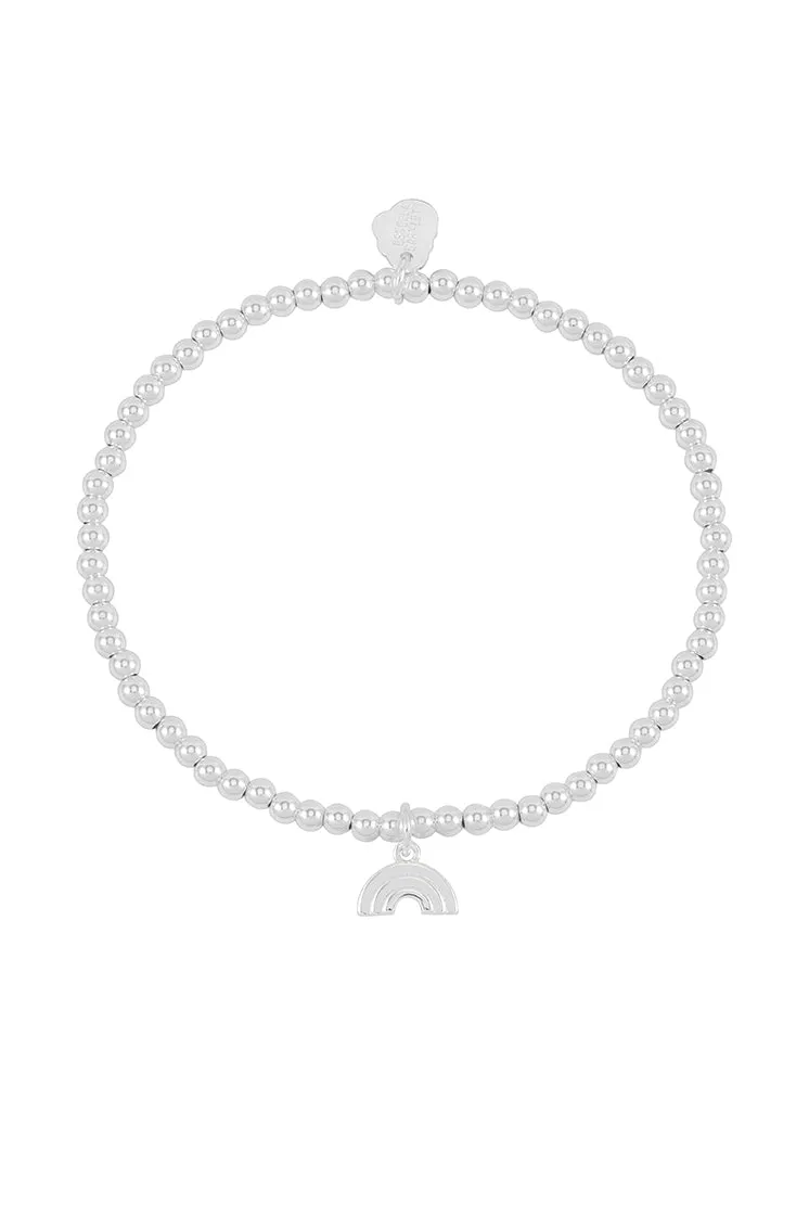 Sienna Beaded Rainbow Charm Bracelet