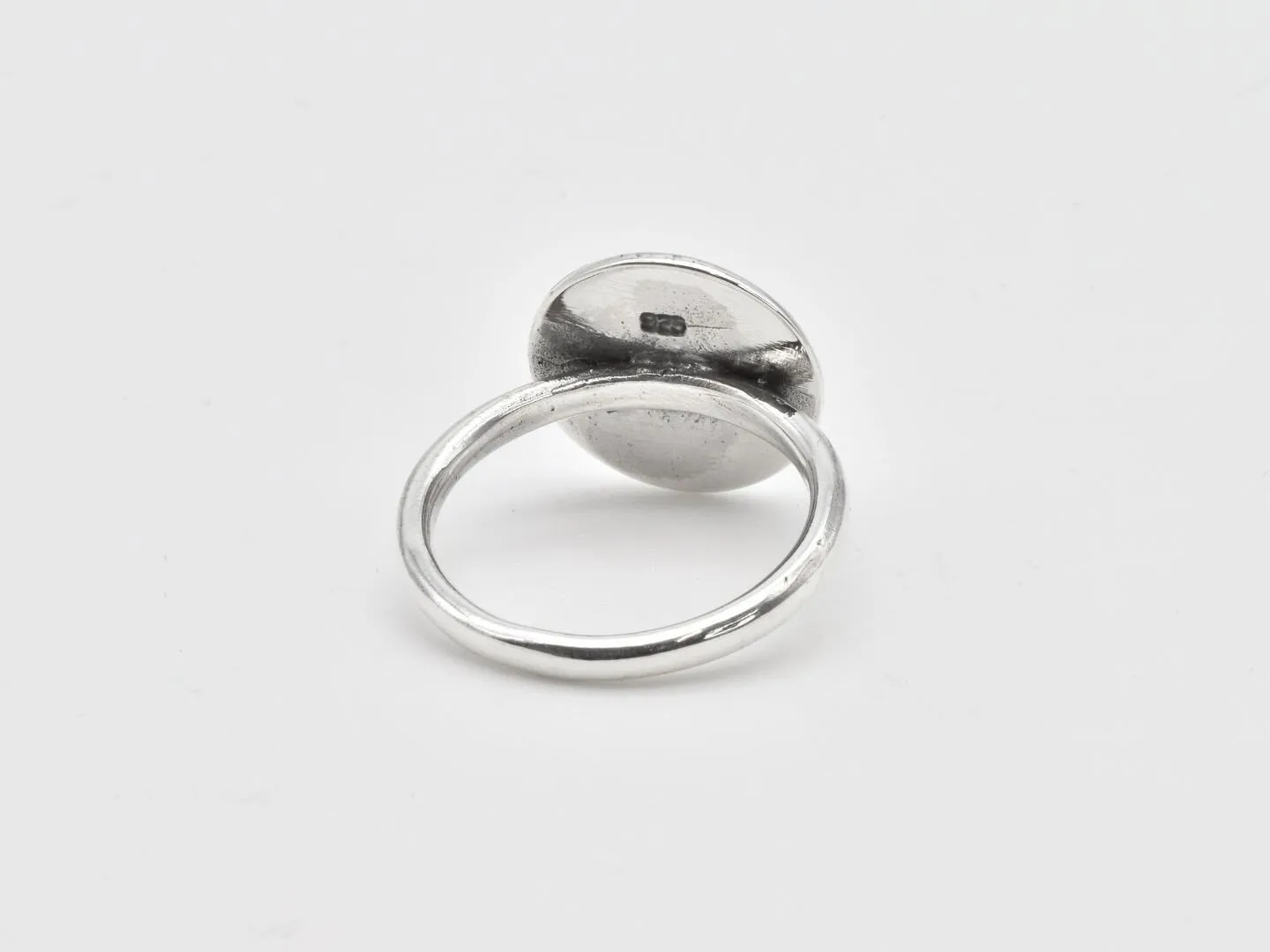 Silver Compass Ring - Traveler Ring - Disc Compass Ring