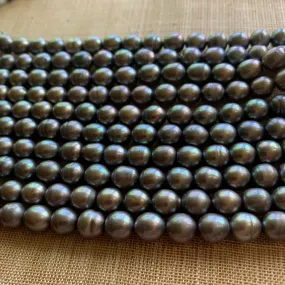 Strand of Gorgeous 7mm Grey Pearls