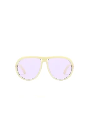 Tab Cream Pastel Sunglasses