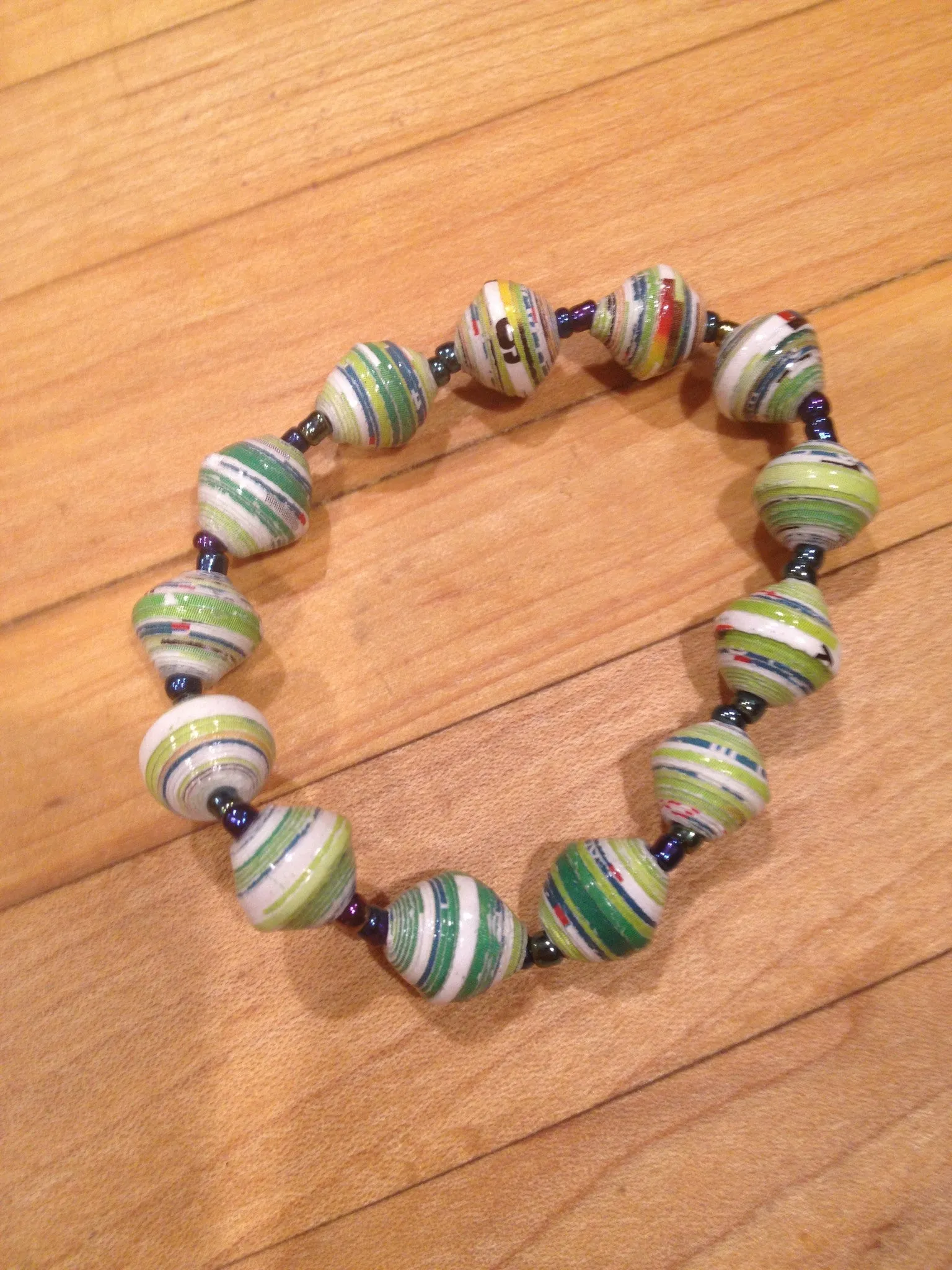 Tamu Beaded Bangle Bracelet
