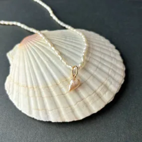 Tiny Japan Kasumi ❤️ keshi pearl necklace