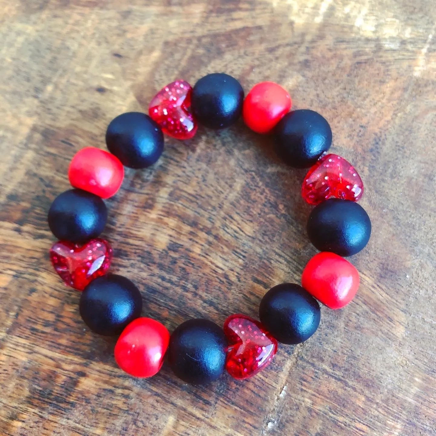 Valentine’s Day Beaded Stretch Bracelet Kit for Kids