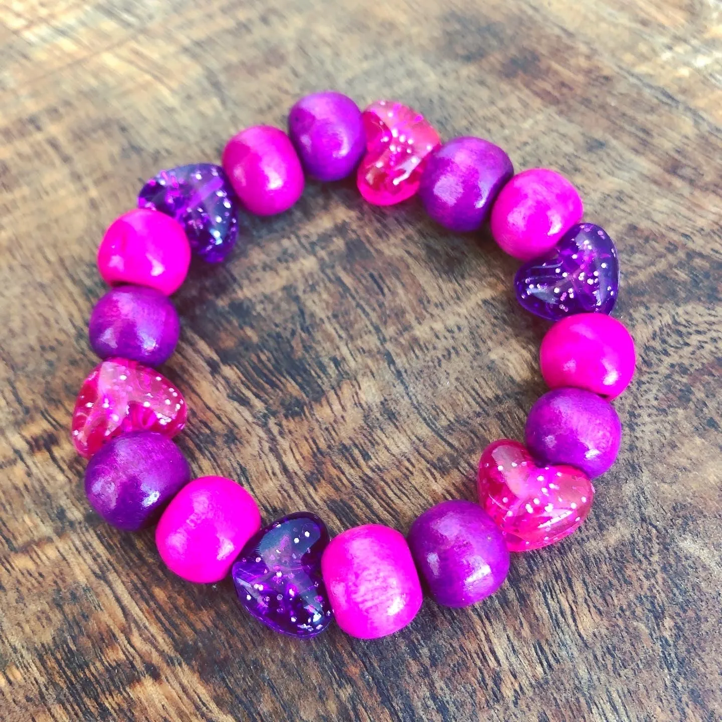 Valentine’s Day Beaded Stretch Bracelet Kit for Kids