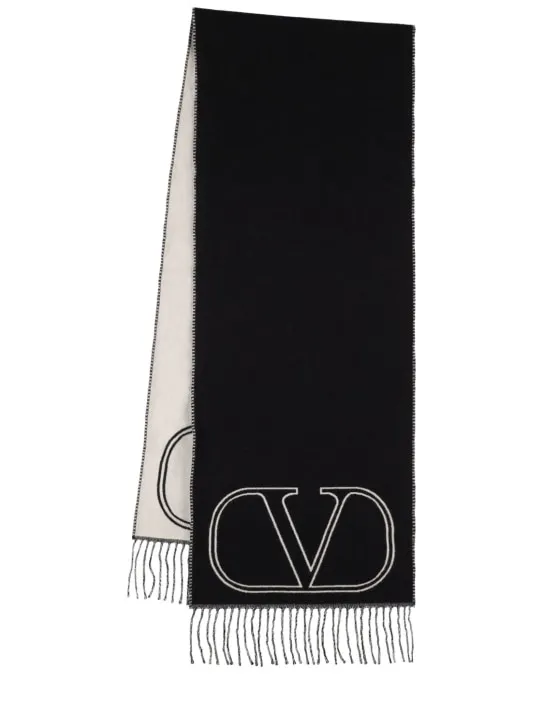 Valentino Garavani   VLogo signature wool scarf 