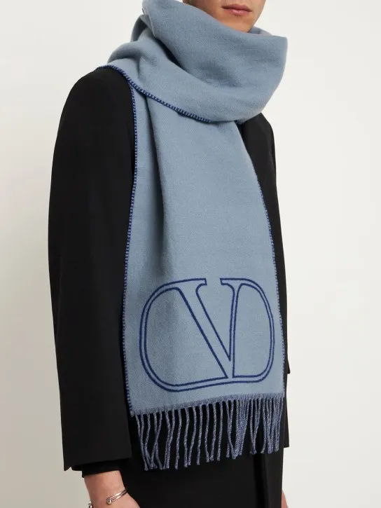 Valentino Garavani   VLogo signature wool scarf 