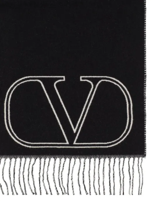 Valentino Garavani   VLogo signature wool scarf 