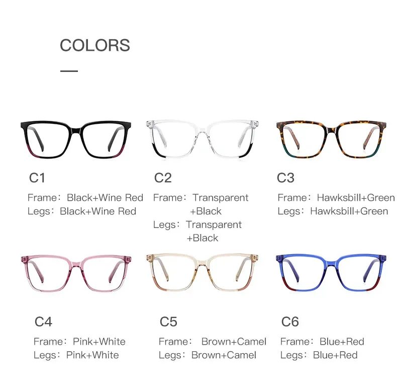 Vicky Womens Full Rim Square Plastic Reading Glasses Pfd2135