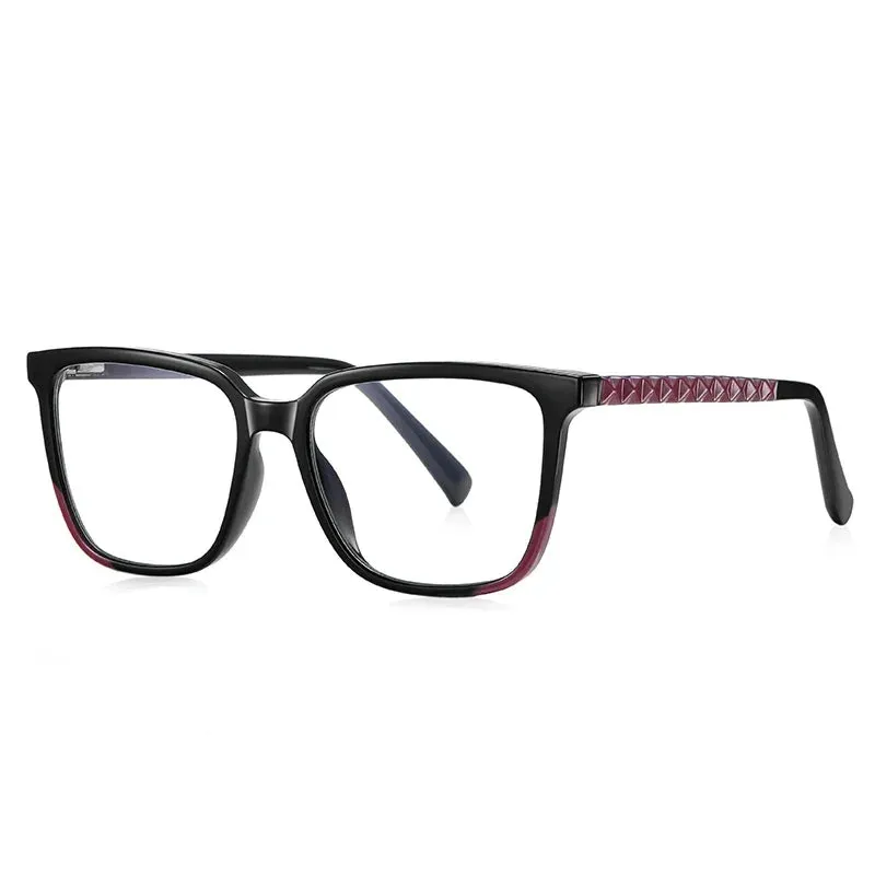 Vicky Womens Full Rim Square Plastic Reading Glasses Pfd2135