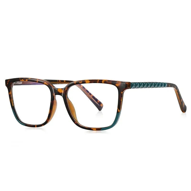 Vicky Womens Full Rim Square Plastic Reading Glasses Pfd2135
