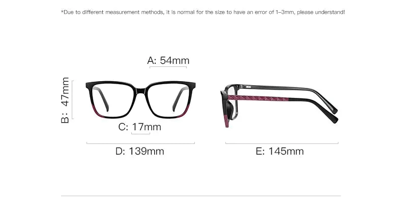 Vicky Womens Full Rim Square Plastic Reading Glasses Pfd2135